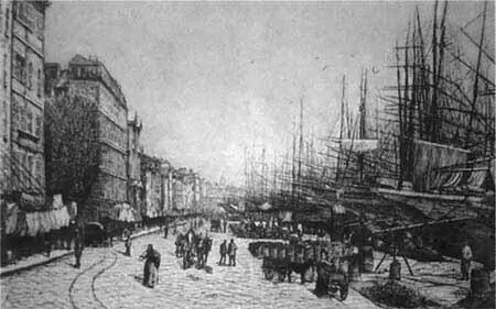 Марсель Портовая набережная XIX в Публичный дом в Денвере США 1885 г - фото 32
