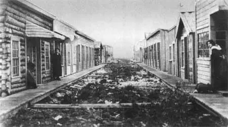 Улица красных фонарей в одном из городков на территории Юкона США 1899 г - фото 36