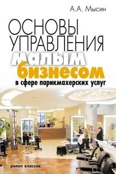 Александр Мысин - Основы управления малым бизнесом в сфере парикмахерских услуг