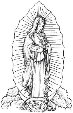 Нательные рисунки с образом Девы Марии характерны для фанатичных католиков - фото 26
