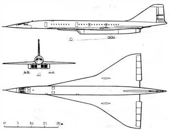 В 1974 году была создана модификация Ту144Д с более совершенными и - фото 146