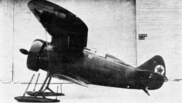 Первый опытный ЦКБ3 И15 у ворот авиазавода 39 зимой 193334 г - фото 95