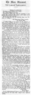 Часть страницы Peoples Paper с письмом К Маркса Рабочему парламенту - фото 2