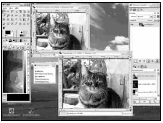 Gimp поддерживает огромное количество графических файлов в том числе и формат - фото 85