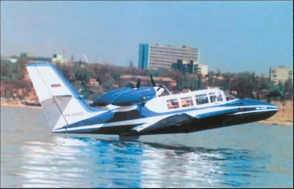 Легкий многоцелевой самолетамфибия Бе103 фирмы Г М Бериева Верх и низ - фото 4