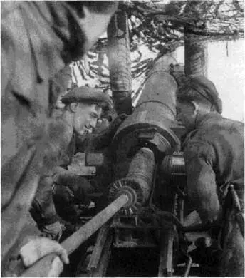 Германия декабрь 1944 г Артиллеристы 107го полка Королевской средней - фото 27