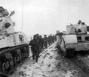 Германия январь 1945 г Солдаты роты С 45 батальона Королевского - фото 28