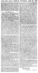 Часть страницы NewYork Daily Tribune со статьей К Маркса Британское - фото 4