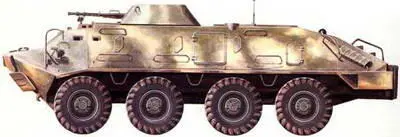 На БТР60ПБ с колесной формулой 8x8установили такую же башню как на БРДМ2 - фото 216