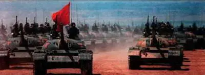 Танковый полк на военном параде в пригороде Пекина Танки тип 69 имеют более - фото 315