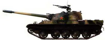 Конфигурация танка тип 63 идентична модели тип 59 Механикводитель - фото 321