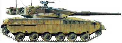 Израильский танк Меркава Mk 1 вооружен такой же 105мм пушкой что и - фото 95