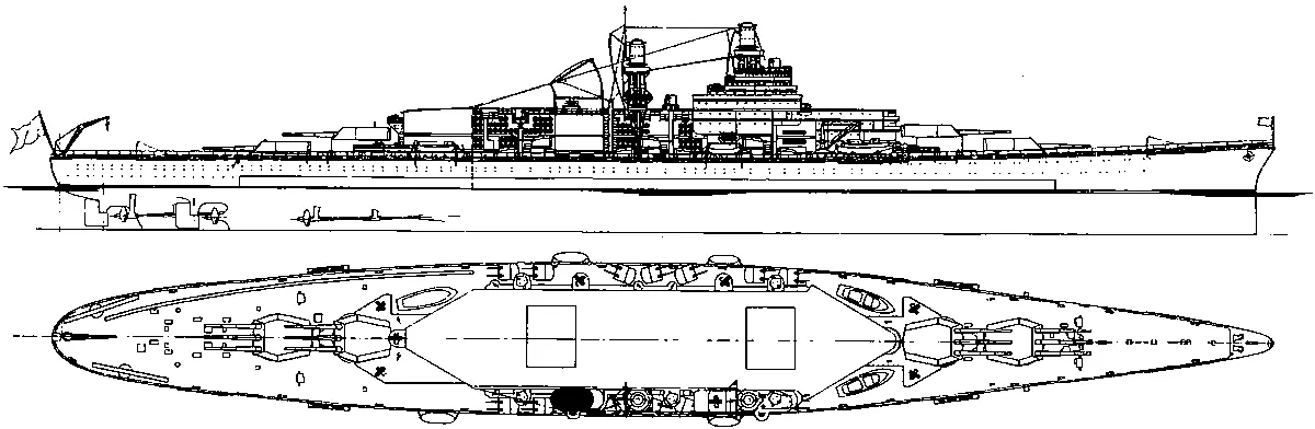 Линкоравианосец проекта 19581 предложенный советской делегации американской - фото 38