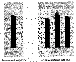 Эталонный отрезок Сравниваемые отрезки Рис 111 Образцы карточек для - фото 10