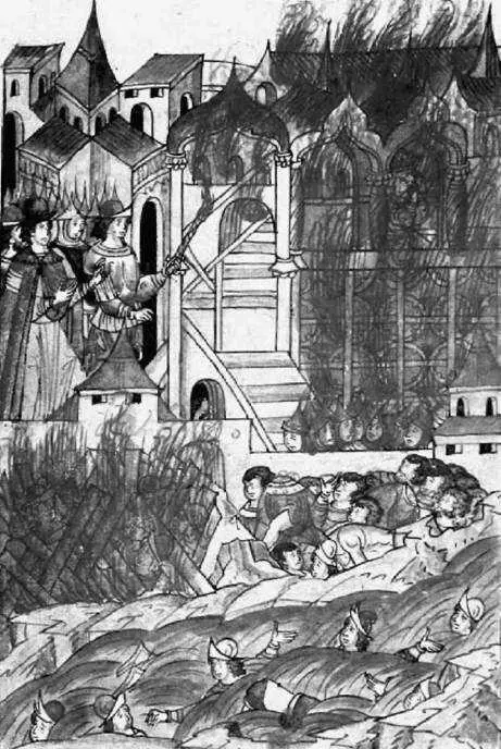 Восстание в Твери 1327 года Миниатюра Лицевого свода XVI в Тверское - фото 8