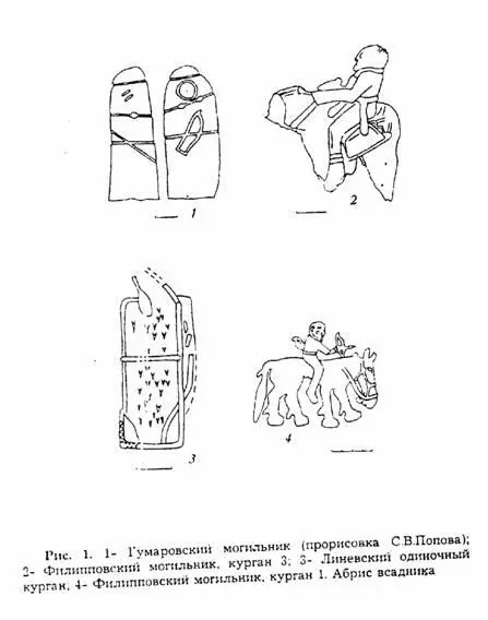 ВООРУЖЕНИЕ И ВОЕННОЕ ДЕЛО КОЧЕВНИКОВ ЮЖНОГО УРАЛА В VIII ВВ ДО НАШЕЙ ЭРЫ - фото 41