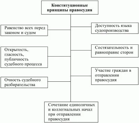 Схема 17 Конституционные принципы правосудия Равенство всех перед законом и - фото 17