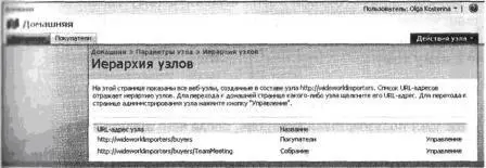На этой странице показаны все дочерние узлы имеющиеся в иерархии Можно - фото 56