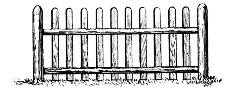 Рис 5 Забор штакетный Забор из фашинникарис 6 представляет собой четыре - фото 60