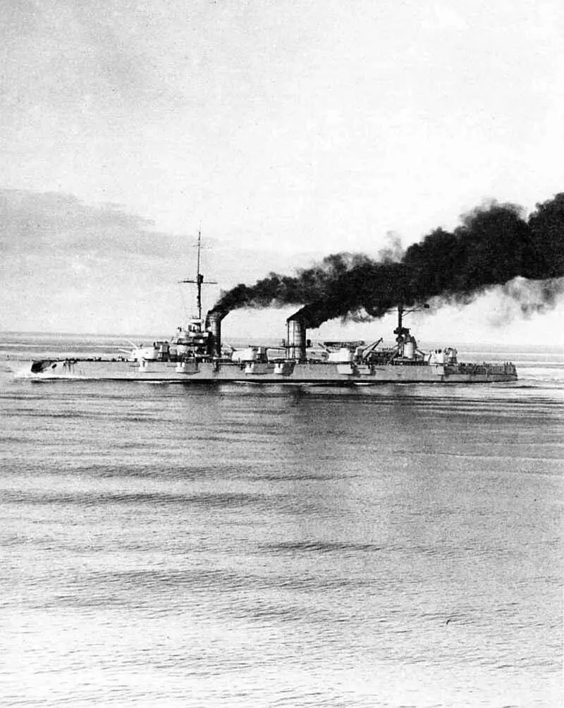 Линкор Парижская коммуна до 1921 г Севастополь на учебных стрельбах - фото 180