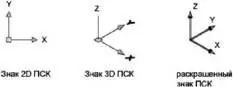 Команда ЗНАКПСК используется для выбора между отображением 2D или 3D знака - фото 118