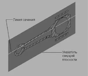 Секущая плоскость включает секущую линию в которой хранятся свойства - фото 404