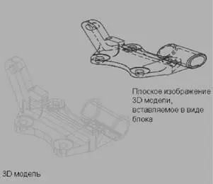 Плоский вид создается со следующими параметрами Вид включает все 3D объекты - фото 420