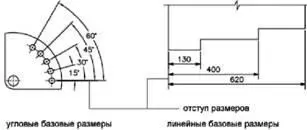 Указывать расстояние на которое размерная линия выходит за выносные линии - фото 506
