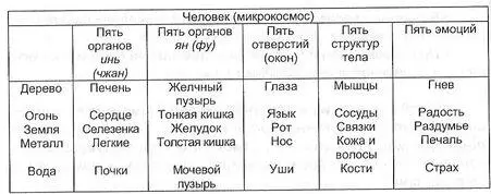 Таблица 2 Классификация аналогий макрокосмоса и микрокосмоса по концепции - фото 14