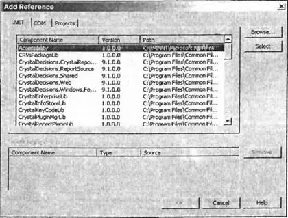 Самая правая вкладка Projects перечисляет все проекты NET на которые - фото 72