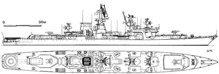 Большой противолодочный корабль ОЧАКОВ 1976 г НИКОЛАЕВ заводской 2001 - фото 24
