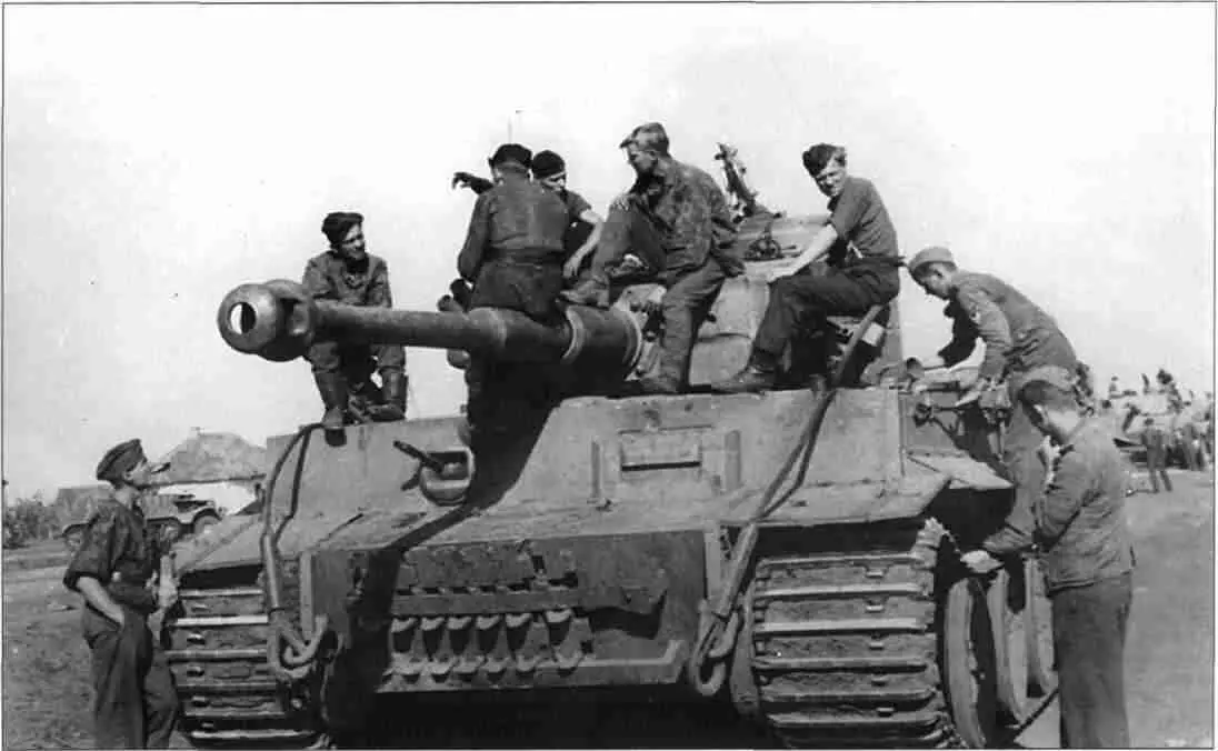 Тигры перед наступлением на Прохоровку 11 июля 1943 г Фото из коллекции - фото 65