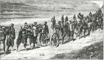Японская артиллерия на походе Маньчжурия 1905 г Генерал Куропаткин направил - фото 67