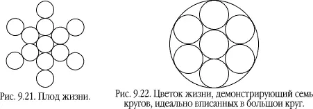 Если вы возьмете половину радиуса центрального круга и начертите новый круг - фото 17