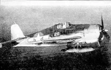 F6F3 в полете Хорошо виден подвесной топливный бак Основные протестированные - фото 49