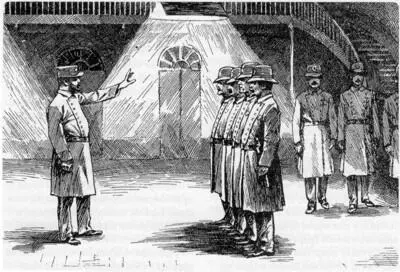 Обучение полицейских в одном из ньюйоркских участков В 1857 году - фото 120