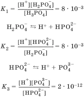 Константа равновесия суммарной реакции диссоциации равна произведению констант - фото 19