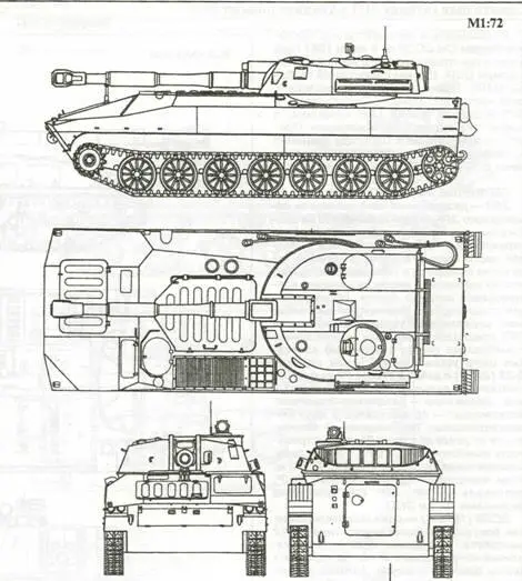 2С1 Гвоздика УР77 Метеорит ТАКТИКОТЕХНИЧЕСКИЕ ХАРАКТЕРИСТИКИ САУ 2С1 - фото 37