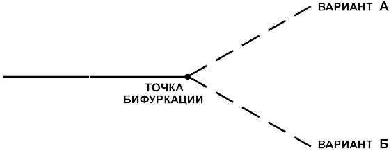 Рис 6 Точка бифуркации перекрёсток судьбы Однако вполне возможно и - фото 11