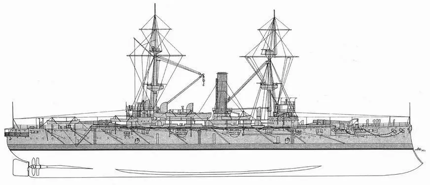 Ройал СоверенВнешний вид корабля по состоянию на 1893 г Остойчивость При - фото 12