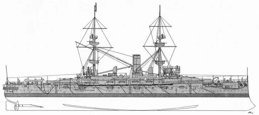 ИлластриесВнешний вид корабля по состоянию на 1897 г Глава 65 - фото 50