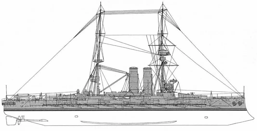 Африка Внешний вид корабля по состоянию на 1909 г Коммонуэлт Построен - фото 41