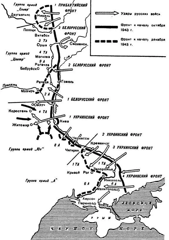 Бои за Днепр осенью 1943 г Войска группы армий Центр тем временем совершили - фото 15