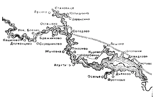 Рис 3 Схема Рузского водохранилища Рузское водохранилище никогда не бывает - фото 3