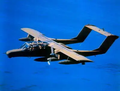 В полете OV10D БРОНКО корпуса морской пехоты США После анализа - фото 165