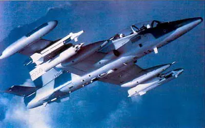 МВ339С с вооружением из двух ракет AIM9L Сайдуиндер двух блоков НАР и двух - фото 41