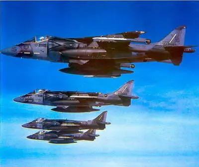 В полете AV8B корпуса морской пехоты США На основе результатов войсковых - фото 75