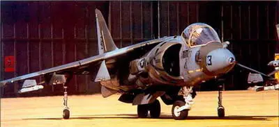 Самолет AV8B корпуса морской пехоты США ХАРРИЕР GR3 ВВС Великобритании - фото 76