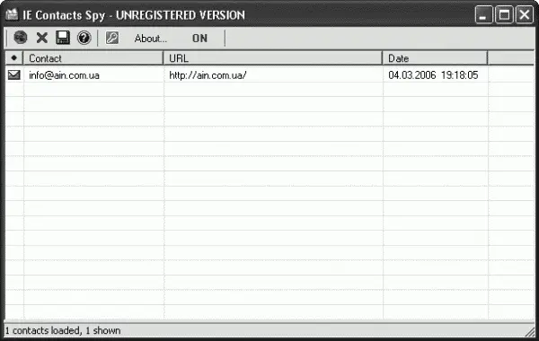 Рис 227 Интерфейс программы IE Contacts Spy ПРИМЕЧАНИЕ Полезную контактную - фото 47