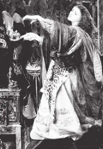 Фея Моргана Картина Ф Сэндиса 1863 Зачарованный Мерлин Картина Э - фото 43